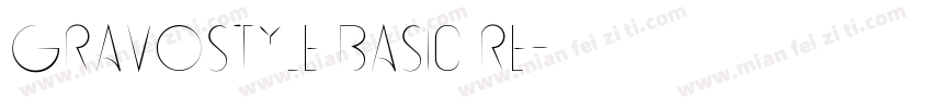 Gravostyle Basic Re字体转换